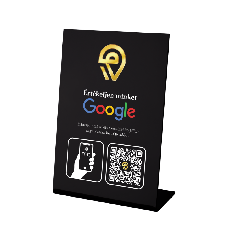 NFC Prezentációs Állvány (Fekete)